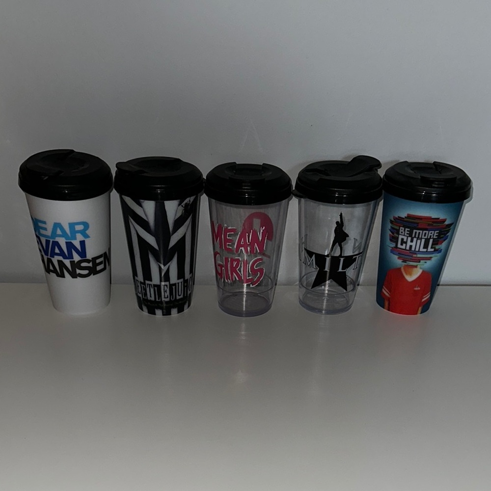 Official Broadway Cups (NEVER DRANK OUT OF)
